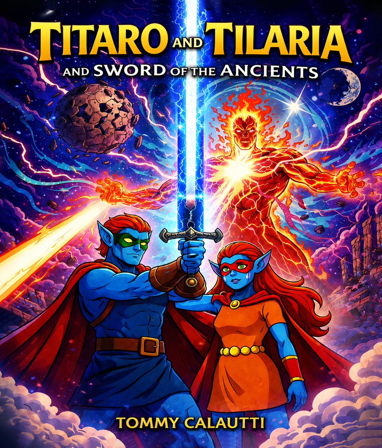 Titaro and Tilaria and Sword of the Ancients by Tommy Calautti - book cover